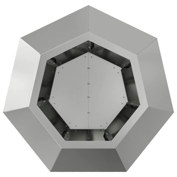 vidaXL Hrantík 2 pcs Strieborná 50 x 50 x 40 cm Pozinkovaná oceľ – Obrázok 7