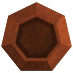 vidaXL Hrantík 2 pcs Hrdzavý 50 x 50 x 40 cm – Obrázok 10
