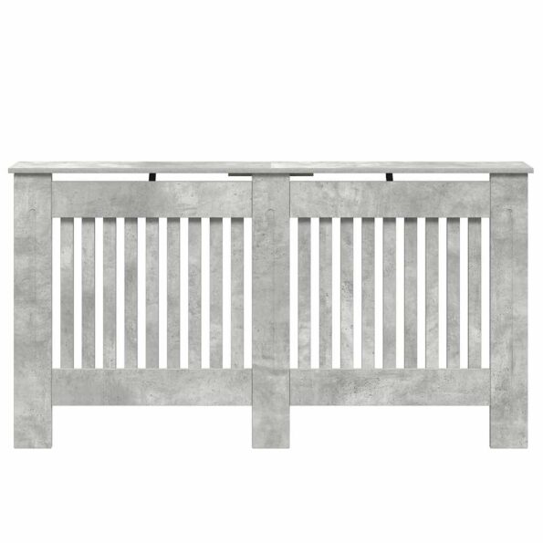 vidaXL Kryt radiátora Betónová šedá 152 x 19 x 81,5 cm – Obrázok 4
