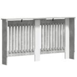vidaXL Kryt radiátora Betónová šedá 152 x 19 x 81,5 cm – Obrázok 6