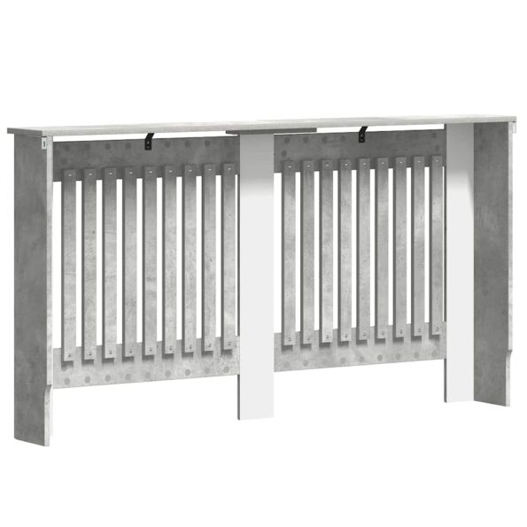 vidaXL Kryt radiátora Betónová šedá 152 x 19 x 81,5 cm – Obrázok 6