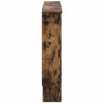 vidaXL Kryt radiátora Dymová dub 152 x 19 x 81,5 cm Kompozitné drevo – Obrázok 5