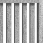 vidaXL Kryt radiátora Sivý Sonoma 78 x 19 x 81,5 cm Kompozitné drevo – Obrázok 7