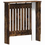 vidaXL Kryt radiátora Dymová dub 78 x 19 x 81,5 cm Kompozitné drevo – Obrázok 6