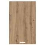 vidaXL Závesná skrinka Riga Remeselný dub a biela 50 x 31 x 80 cm – Obrázok 6