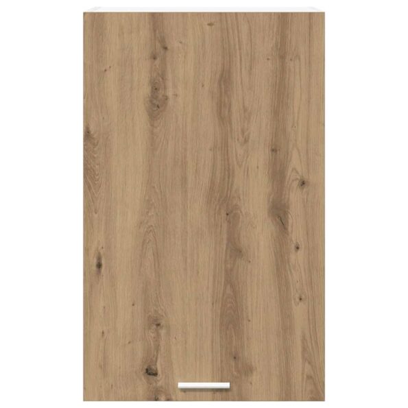 vidaXL Závesná skrinka Riga Remeselný dub a biela 50 x 31 x 80 cm – Obrázok 6