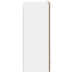 vidaXL Závesná skrinka Riga Remeselný dub a biela 50 x 31 x 80 cm – Obrázok 7