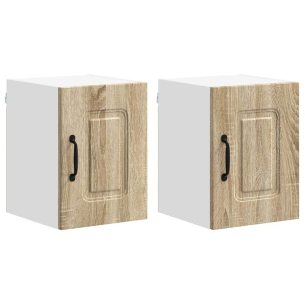 vidaXL Kuchynská skriňa Kalmar 2 pcs Sonoma dub 30 x 31 x 40 cm – Obrázok 9
