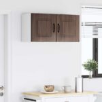 vidaXL Horná kuchynská skrinka 2 pcs Hnedý dub 40 x 31 x 40 cm – Obrázok 10