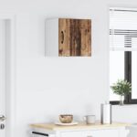 vidaXL Horná kuchynská skrinka s poličkou Staré drevo 40 x 31 x 40 cm – Obrázok 12