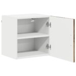 vidaXL Horná kuchynská skrinka s poličkou Staré drevo 40 x 31 x 40 cm – Obrázok 2