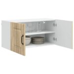 vidaXL Kuchynská skriňa s úložiskom Kalmar Sonoma dub 80 x 31 x 40 cm – Obrázok 9
