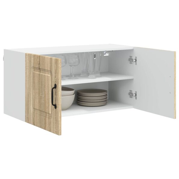 vidaXL Kuchynská skriňa s úložiskom Kalmar Sonoma dub 80 x 31 x 40 cm – Obrázok 9