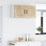 vidaXL Kuchynská skriňa s úložiskom Kalmar Sonoma dub 80 x 31 x 40 cm – Obrázok 10