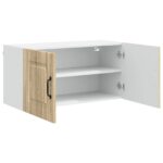 vidaXL Kuchynská skriňa s úložiskom Kalmar Sonoma dub 80 x 31 x 40 cm – Obrázok 11