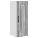 vidaXL Horná kuchynská skrinka s poličkou Sivý Sonoma 30 x 31 x 80 cm – Obrázok 10