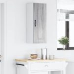 vidaXL Horná kuchynská skrinka s poličkou Sivý Sonoma 30 x 31 x 80 cm – Obrázok 11