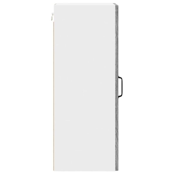 vidaXL Horná kuchynská skrinka s poličkou Sivý Sonoma 30 x 31 x 80 cm – Obrázok 3