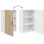 vidaXL Kuchynská skriňa s úložiskom Kalmar Sonoma dub 50 x 31 x 80 cm – Obrázok 13