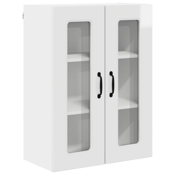 vidaXL Horná kuchynská skrinka Vysoký lesk bielej 60 x 31 x 80 cm – Obrázok 8