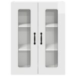 vidaXL Horná kuchynská skrinka Vysoký lesk bielej 60 x 31 x 80 cm – Obrázok 12