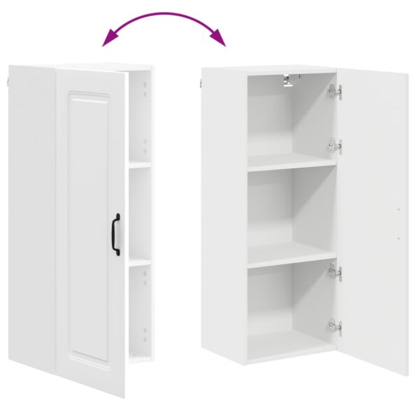 vidaXL Horná kuchynská skrinka Vysoký lesk bielej 40 x 31 x 100 cm – Obrázok 13