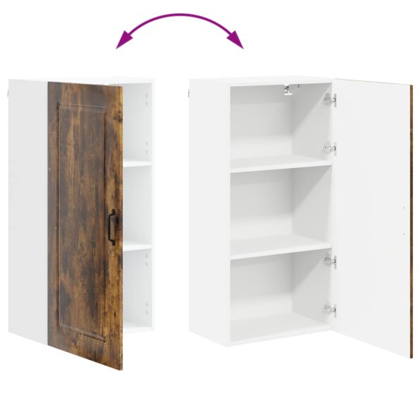 vidaXL Horná kuchynská skrinka s poličkou Dymová dub 50 x 31 x 100 cm – Obrázok 13