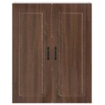 vidaXL Horná kuchynská skrinka s poličkou Hnedý dub 80 x 31 x 100 cm – Obrázok 12