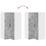 vidaXL Horná kuchynská skrinka Nástenný Betónová šedá 57 x 57 x 100 cm – Obrázok 13