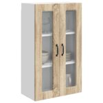 vidaXL Kuchynská skriňa s úložiskom Kalmar Sonoma dub 60 x 31 x 100 cm – Obrázok 9