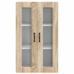 vidaXL Kuchynská skriňa s úložiskom Kalmar Sonoma dub 60 x 31 x 100 cm – Obrázok 12