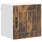 vidaXL Horná kuchynská skrinka 2 pcs Dymová dub 40 x 31 x 40 cm – Obrázok 11