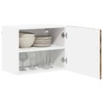 vidaXL Doska umývačky Lucca 2 pcs Dymový dub 50 x 31 x 40 cm