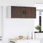 vidaXL Doska umývačky Lucca 2 pcs Hnedý dub 50 x 31 x 40 cm – Obrázok 10
