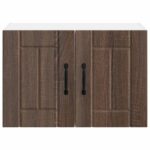 vidaXL Horná kuchynská skrinka s poličkou Hnedý dub 60 x 31 x 40 cm – Obrázok 12