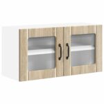 vidaXL Doska umývačky Lucca Dub sonoma 80 x 31 x 40 cm – Obrázok 8