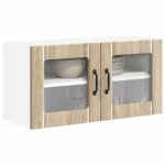 vidaXL Doska umývačky Lucca Dub sonoma 80 x 31 x 40 cm – Obrázok 9
