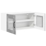 vidaXL Horná kuchynská skrinka Betónová šedá 80 x 31 x 40 cm – Obrázok 11