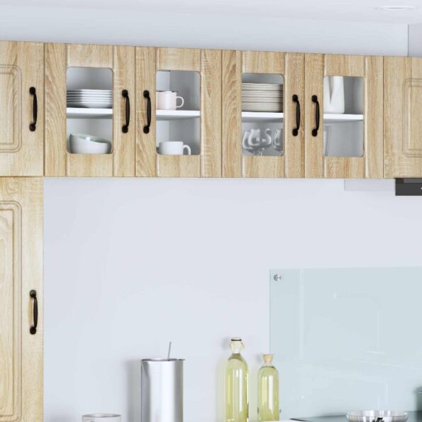 vidaXL Horná kuchynská skrinka 2 pcs Sonoma dub 60 x 31 x 40 cm – Obrázok 7