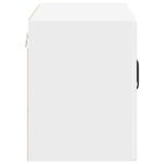 vidaXL Horná kuchynská skrinka s poličkou 2 pcs Vysoký lesk bielej