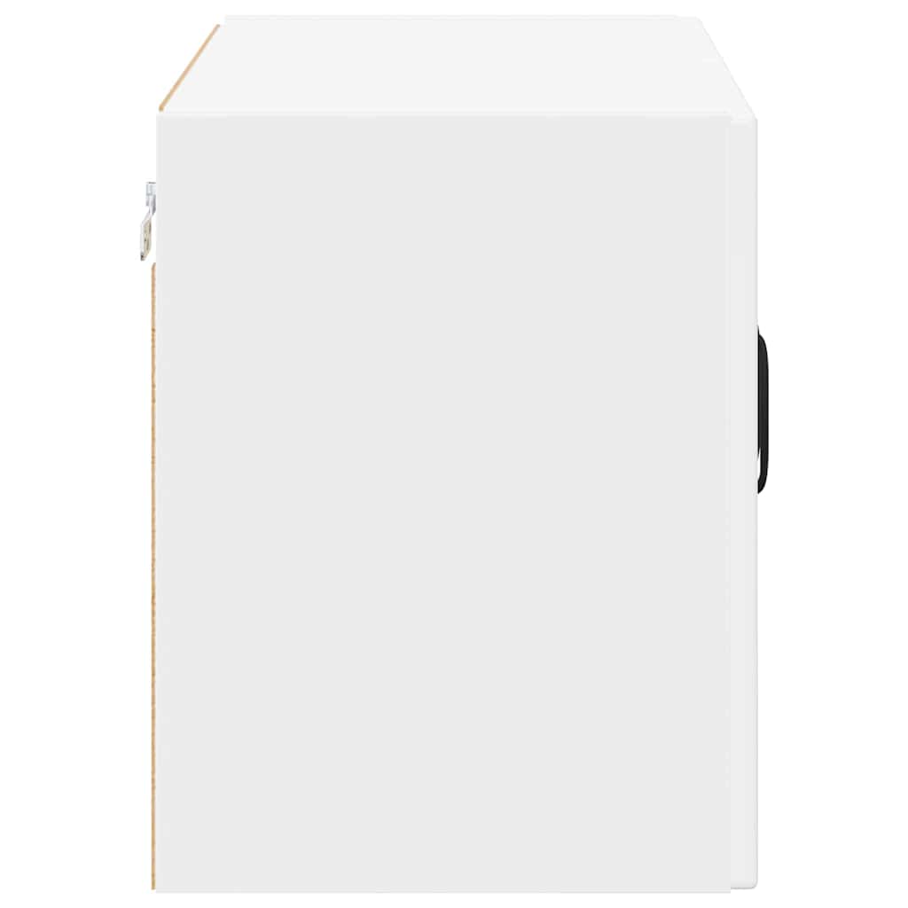 884974_8.jpg vidaXL Horná kuchynská skrinka s poličkou 2 pcs Vysoký lesk bielej – Obrázok 1