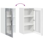 vidaXL Doska umývačky Lucca 2 pcs Sivá sonoma 40 x 31 x 80 cm – Obrázok 13