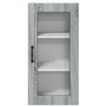 vidaXL Doska umývačky Lucca 2 pcs Sivá sonoma 40 x 31 x 80 cm – Obrázok 12