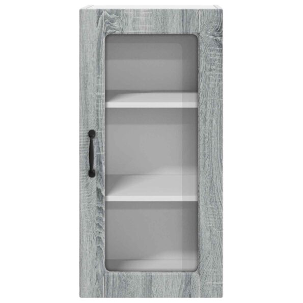 vidaXL Doska umývačky Lucca 2 pcs Sivá sonoma 40 x 31 x 80 cm – Obrázok 12