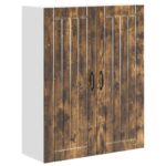 vidaXL Doska umývačky Lucca Dymový dub 80 x 31 x 100 cm – Obrázok 8
