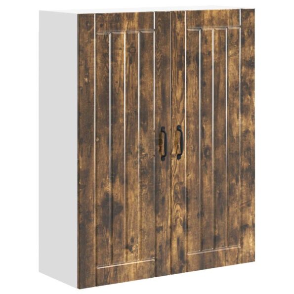 vidaXL Doska umývačky Lucca Dymový dub 80 x 31 x 100 cm – Obrázok 8