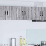 vidaXL Horná kuchynská skrinka 2 pcs Sivý Sonoma 30 x 31 x 40 cm – Obrázok 8
