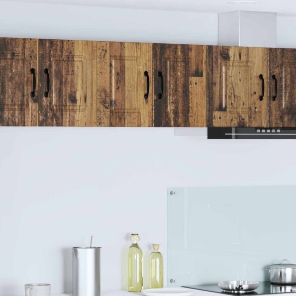 vidaXL Horná kuchynská skrinka 2 pcs Staré drevo 30 x 31 x 40 cm – Obrázok 8