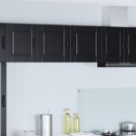 vidaXL Horná kuchynská skrinka Čierna 40 x 31 x 40 cm Kompozitné drevo – Obrázok 9