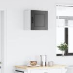 vidaXL Horná kuchynská skrinka Čierna 40 x 31 x 40 cm Kompozitné drevo – Obrázok 11